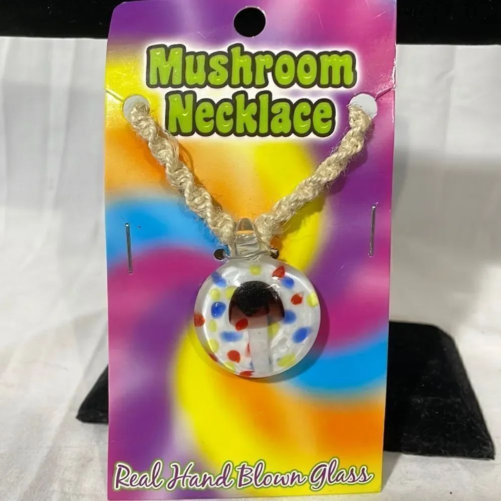 Mushroom necklace
